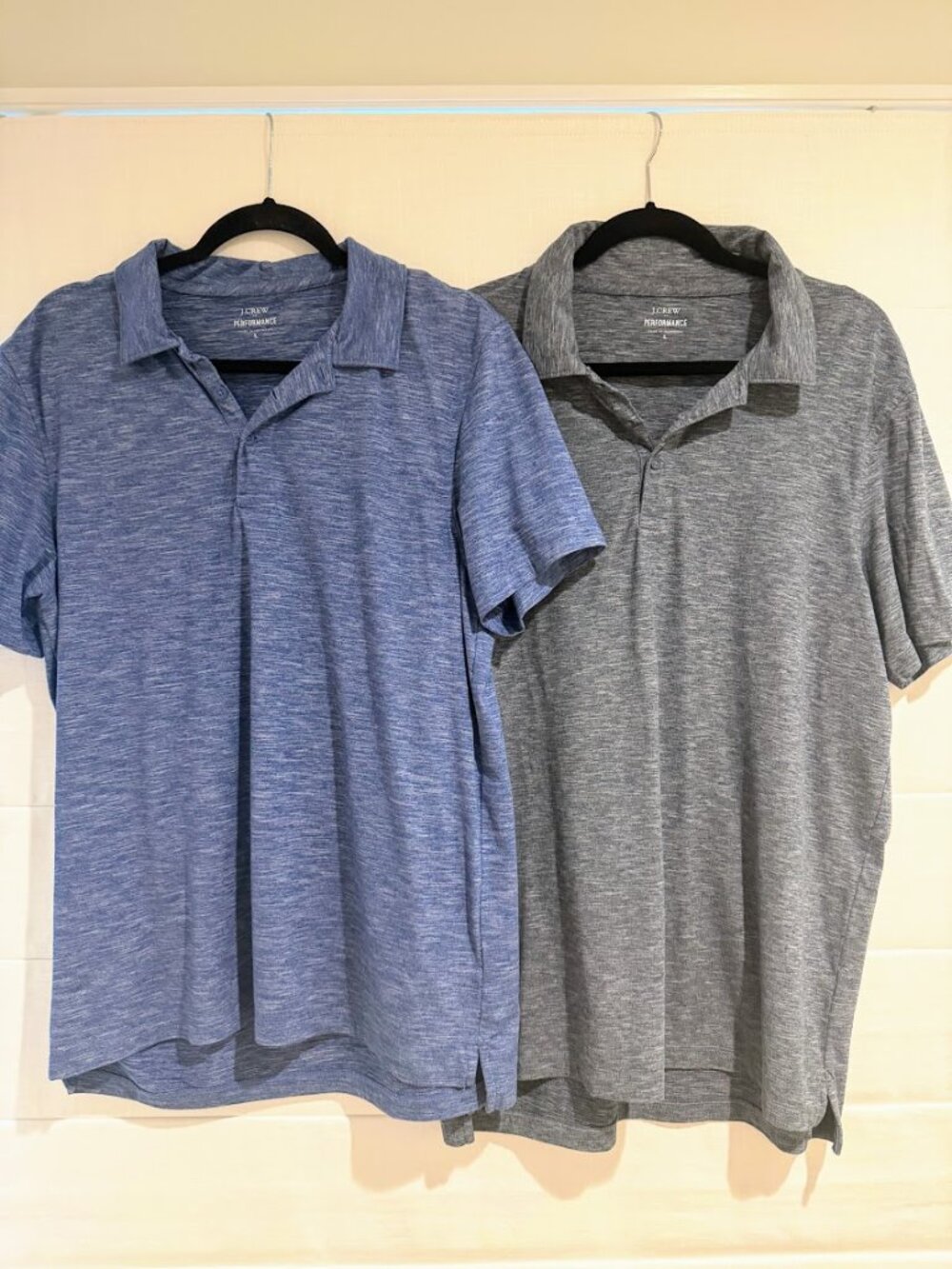 Set of two Men's J.Crew performance polos